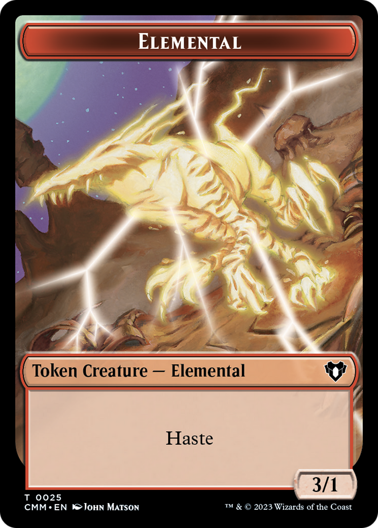 Elemental (TCMM-025) - Commander Masters Tokens Foil