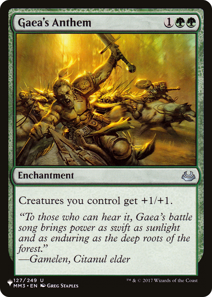 Gaea's Anthem (MM3) (LIST-127/249) - The List