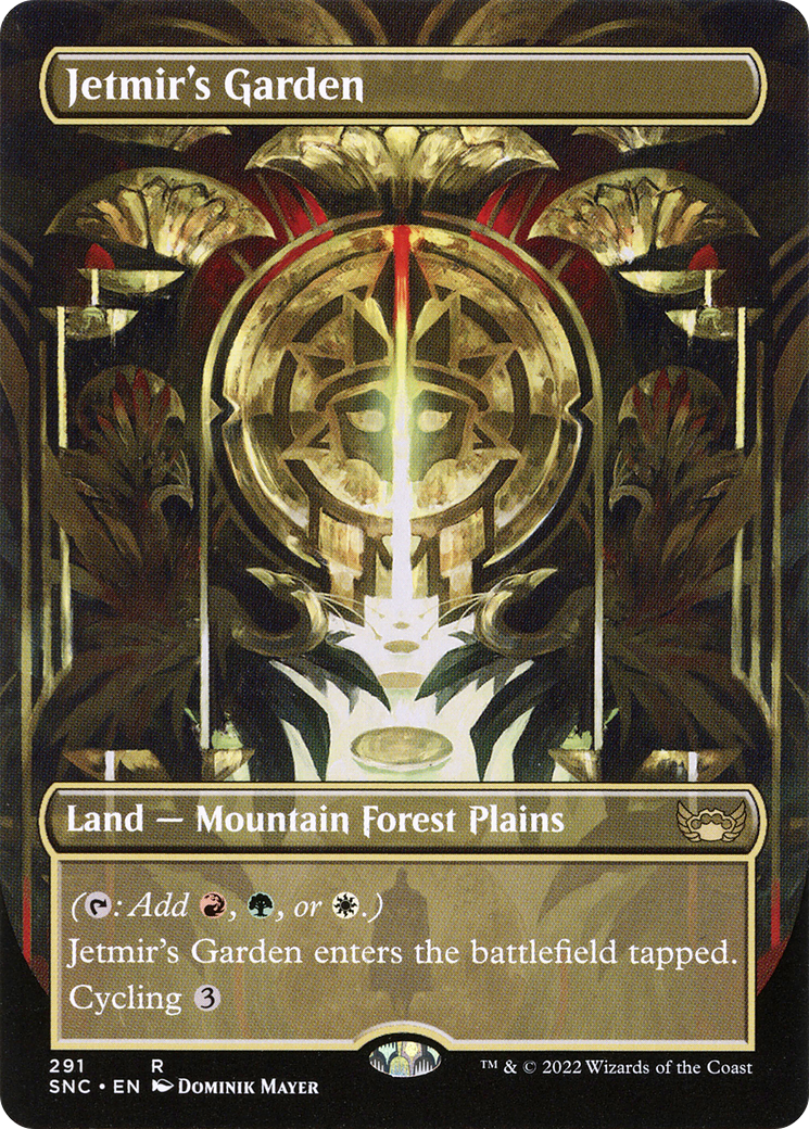 Jetmir's Garden (Borderless) (SNC-291) - Streets of New Capenna (Borderless) Foil