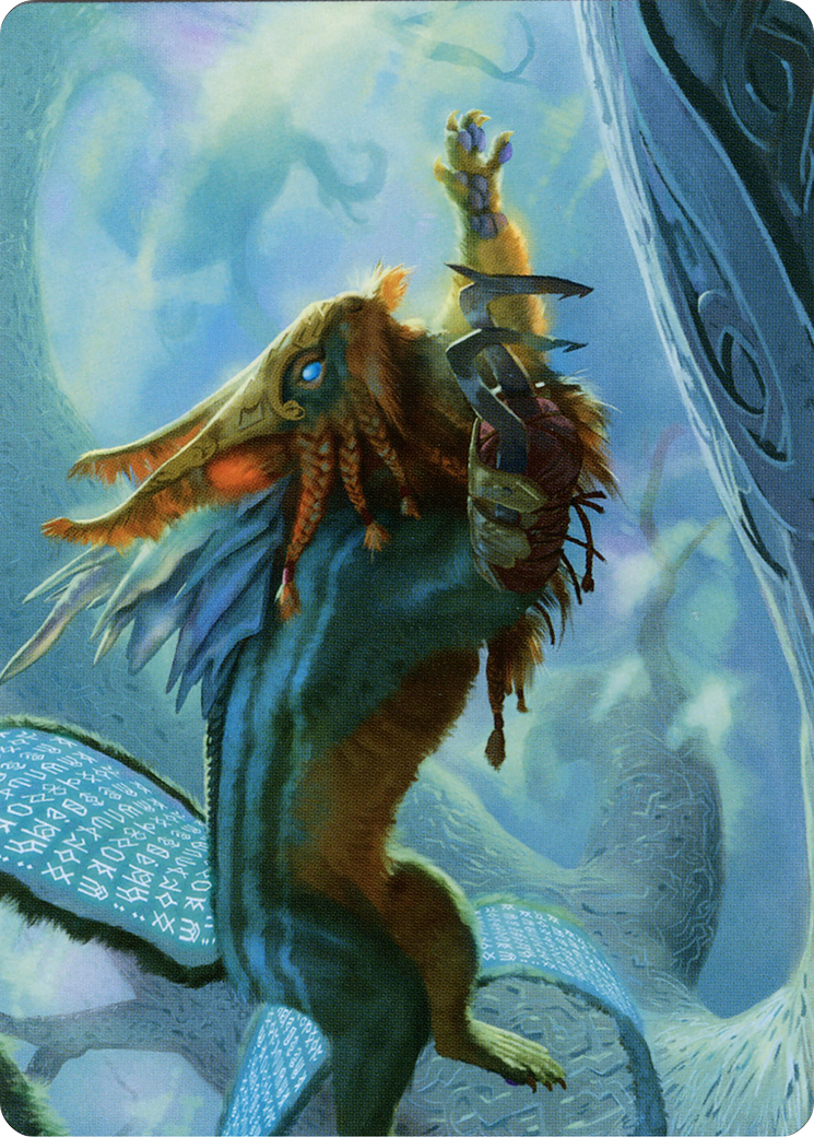 Toski, Bearer of Secrets // Toski, Bearer of Secrets (ASKHM-052) - Art Series: Kaldheim (Borderless)