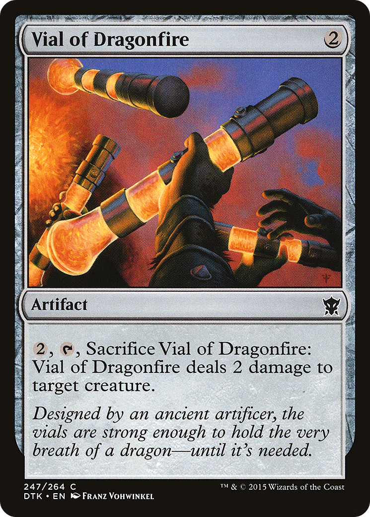 Vial of Dragonfire (DTK-247) - Dragons of Tarkir Foil