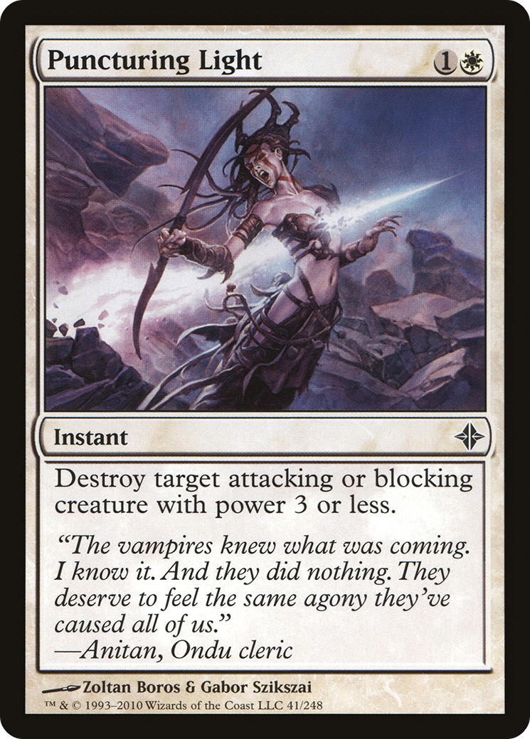 Puncturing Light (ROE-041) - Rise of the Eldrazi