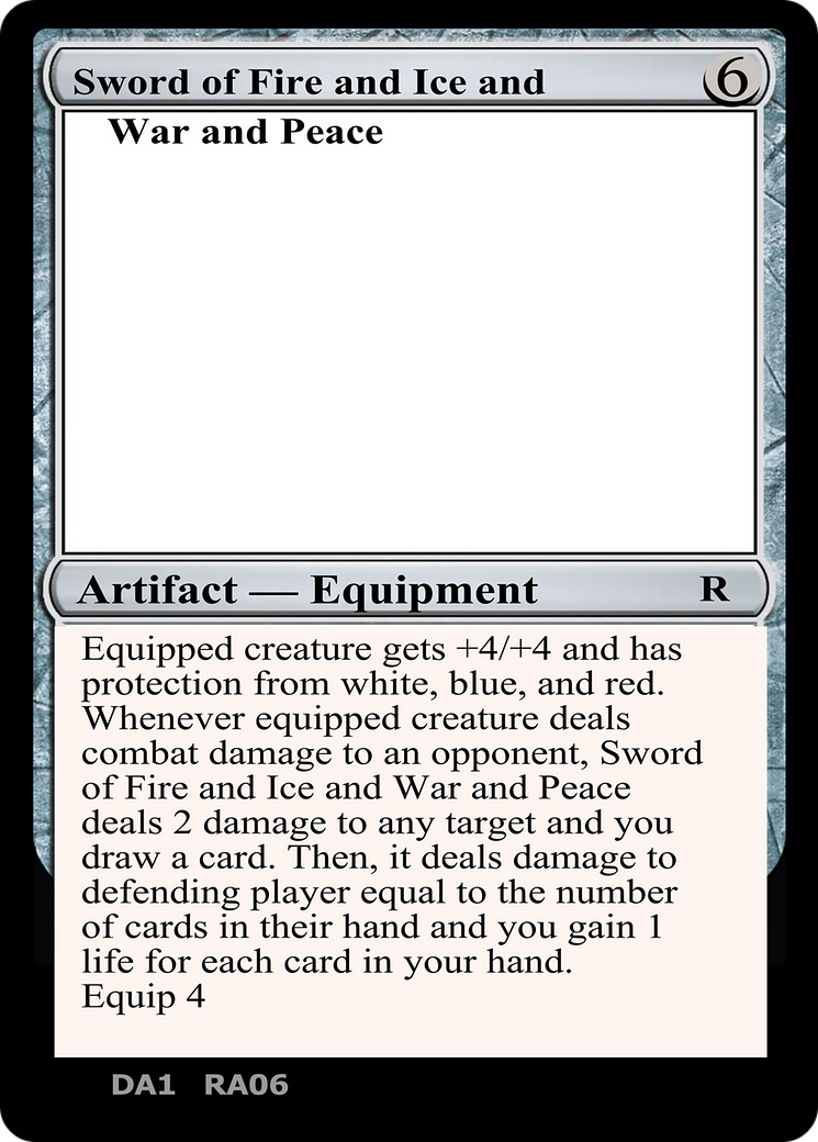 Sword of Fire and Ice and War and Peace (UNK-RA06C) - Unknown Event