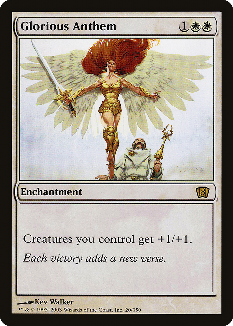 Glorious Anthem (8ED-020) - 8th Edition