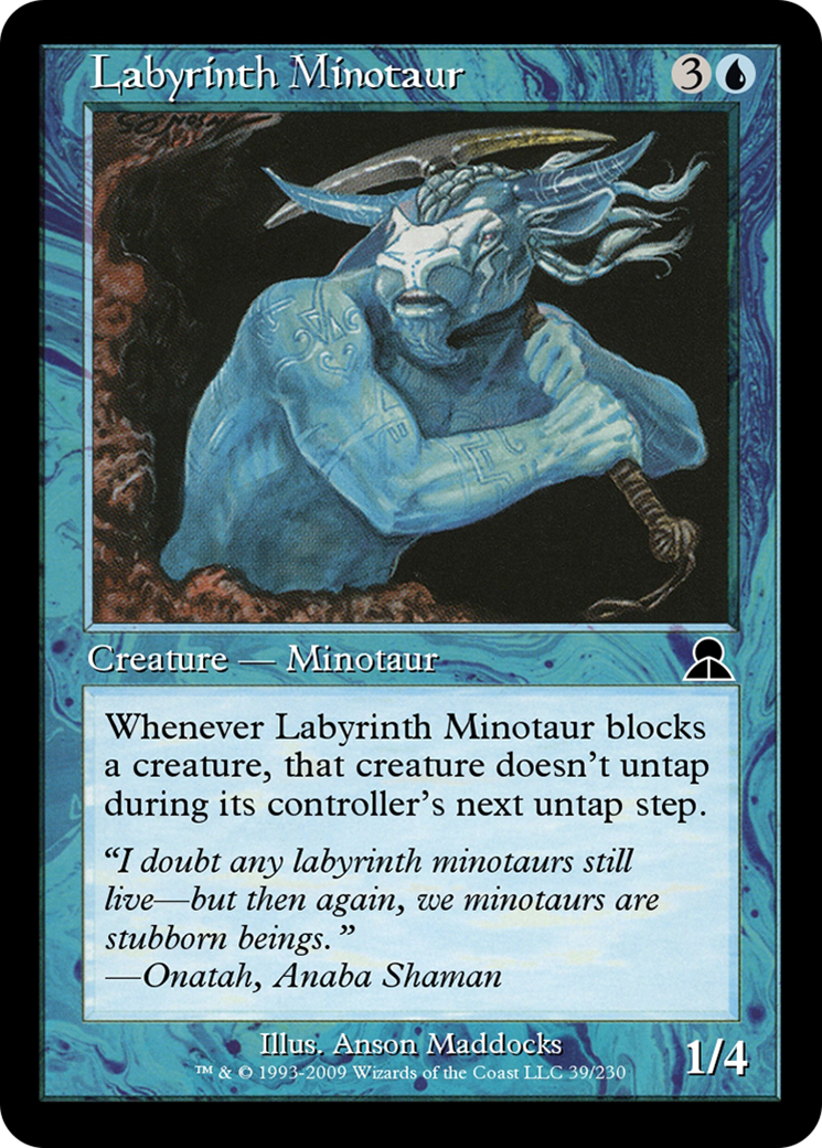 Labyrinth Minotaur (ME3-039) - Masters Edition III Foil