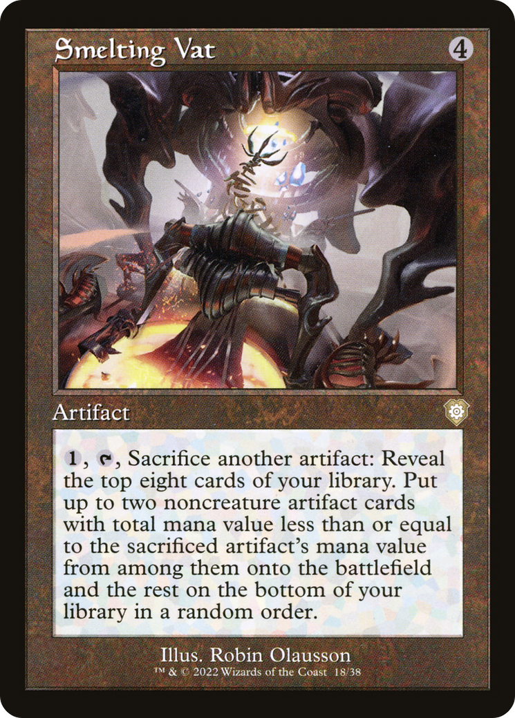 Smelting Vat (Retro Frame) (BRC-018) - The Brothers' War Commander