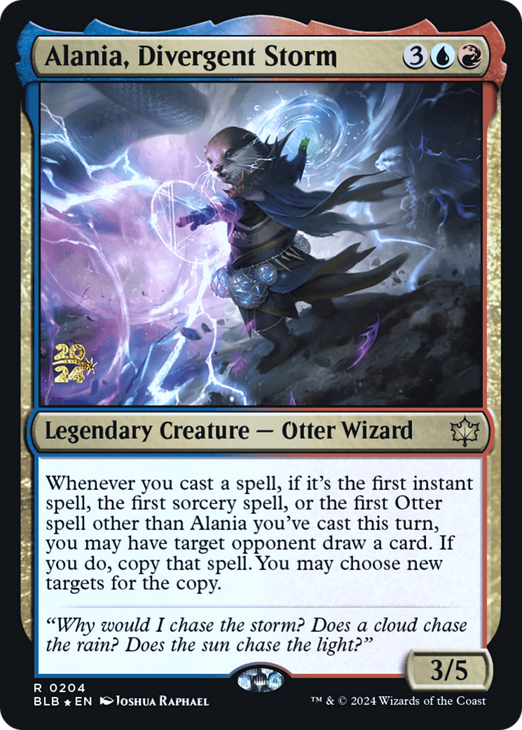 Alania, Divergent Storm (PRE-204) - Bloomburrow Promos Foil
