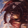 Velomachus Lorehold // Velomachus Lorehold (ASTX-061) - Strixhaven Art Series (Borderless)