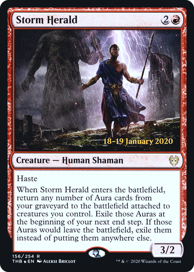 Storm Herald (PRE-156) - Theros Beyond Death Promos Foil