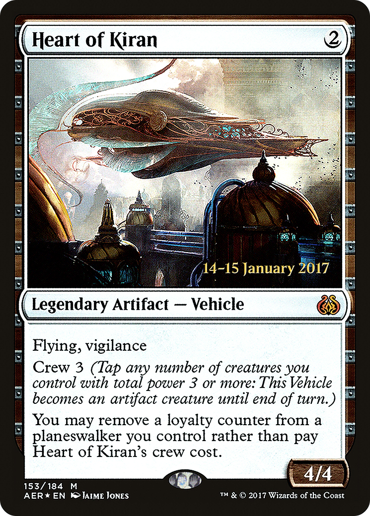 Heart of Kiran (PRE-153) - Aether Revolt Promos Foil