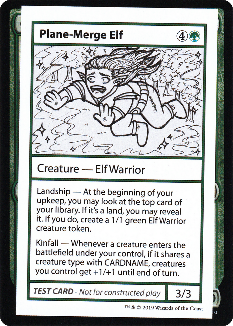 Plane-Merge Elf (No PW Symbol) (CMB1-083) - Mystery Booster Playtest Cards 2021
