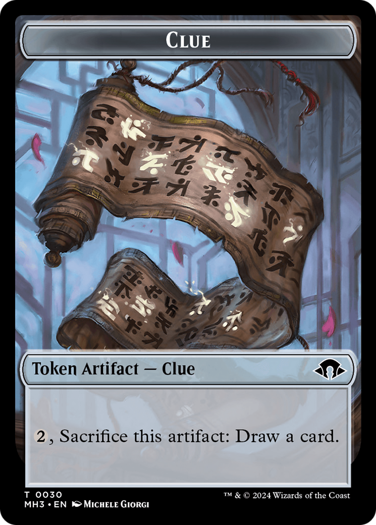 Clue (TMH3-030) - Modern Horizons 3 Tokens Foil