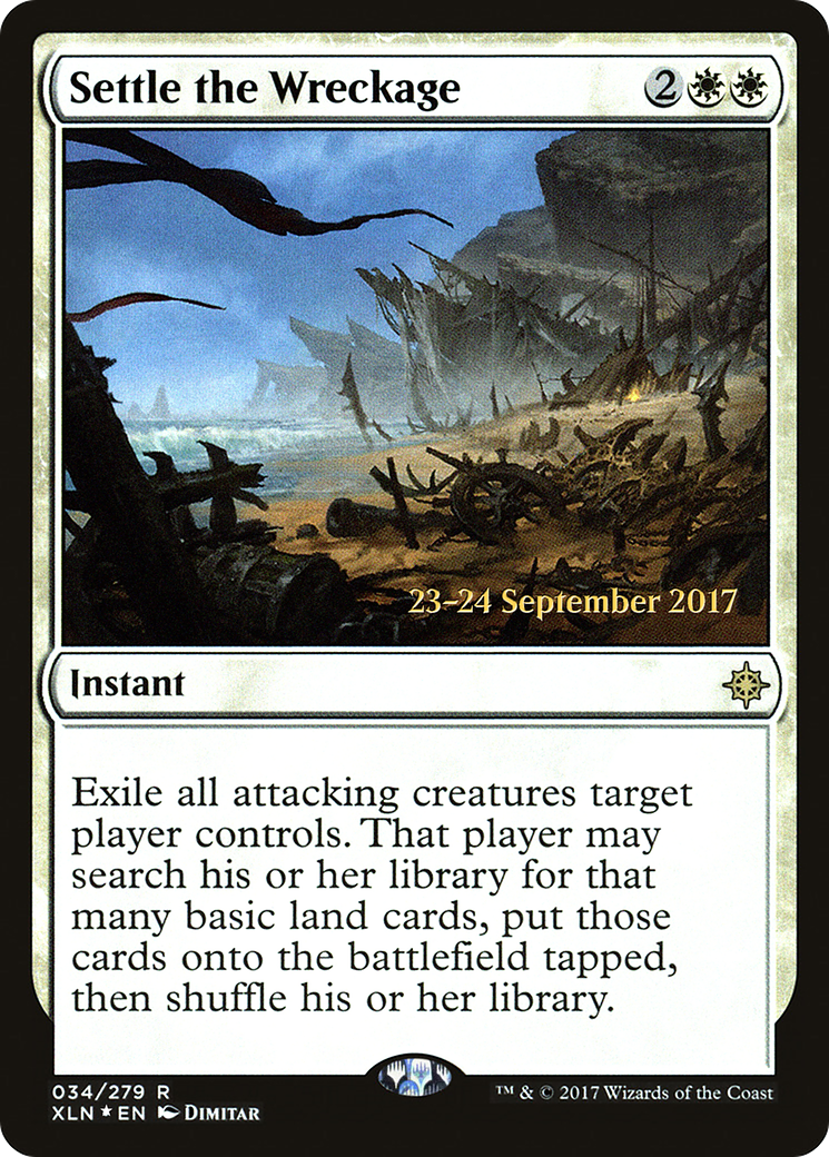 Settle the Wreckage (PRE-034) - Ixalan Promos Foil