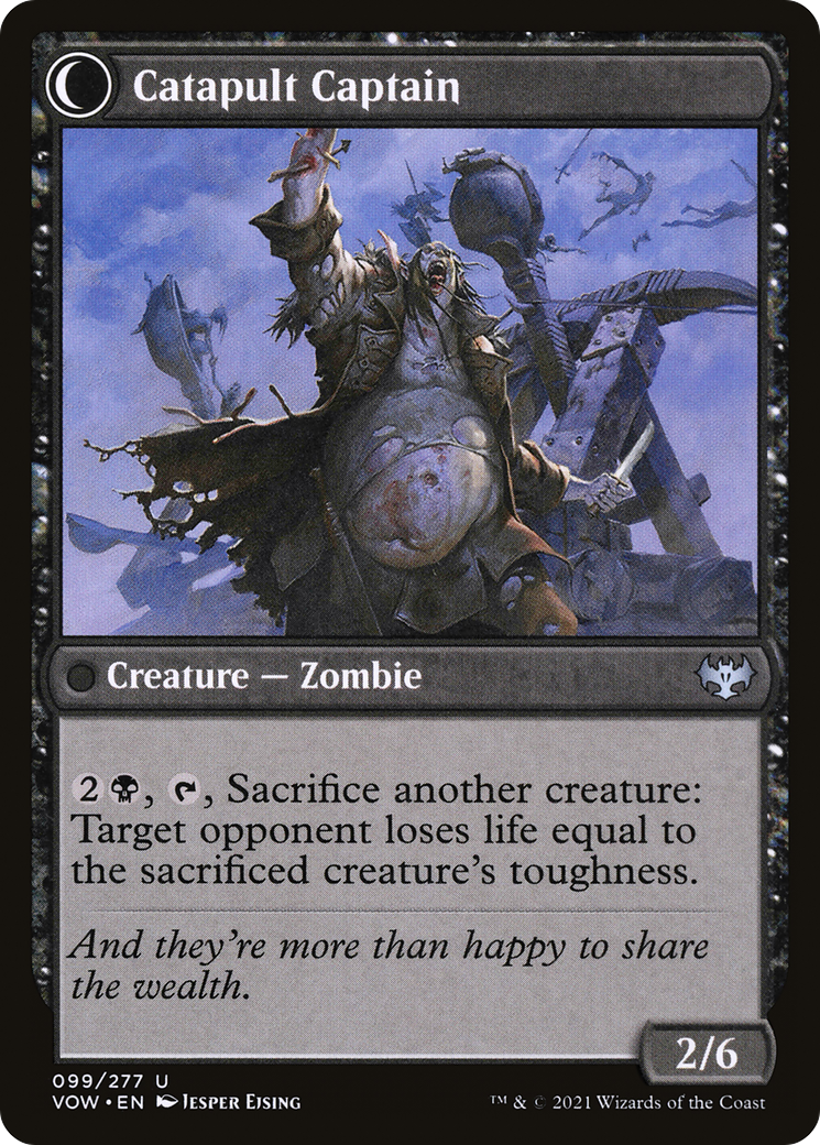 Catapult Fodder (VOW-099) - Innistrad: Crimson Vow: (Double Faced Transform)