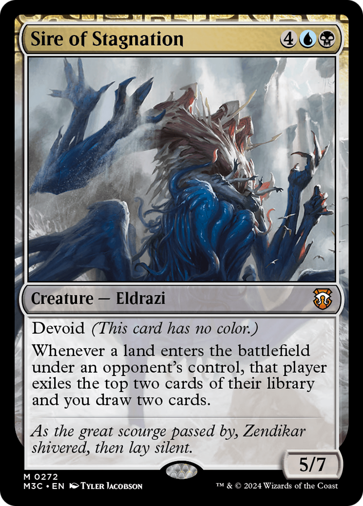 Sire of Stagnation (M3C-272) - Modern Horizons 3 Commander: (devoid) Foil