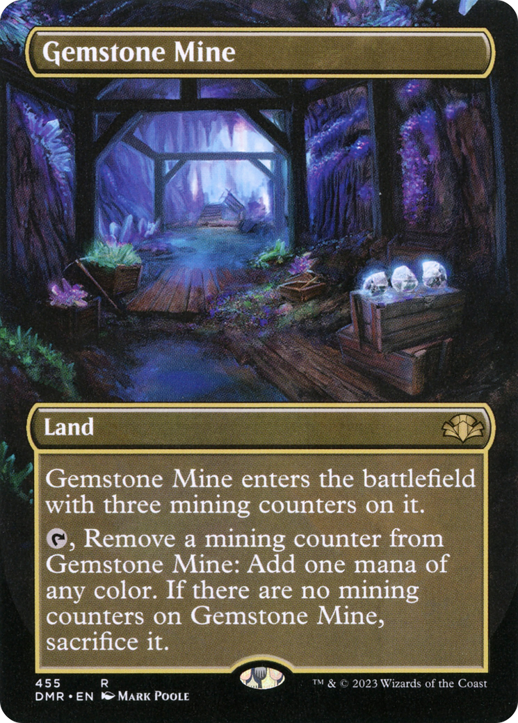 Gemstone Mine (Borderless) (DMR-455) - Dominaria Remastered (Borderless)