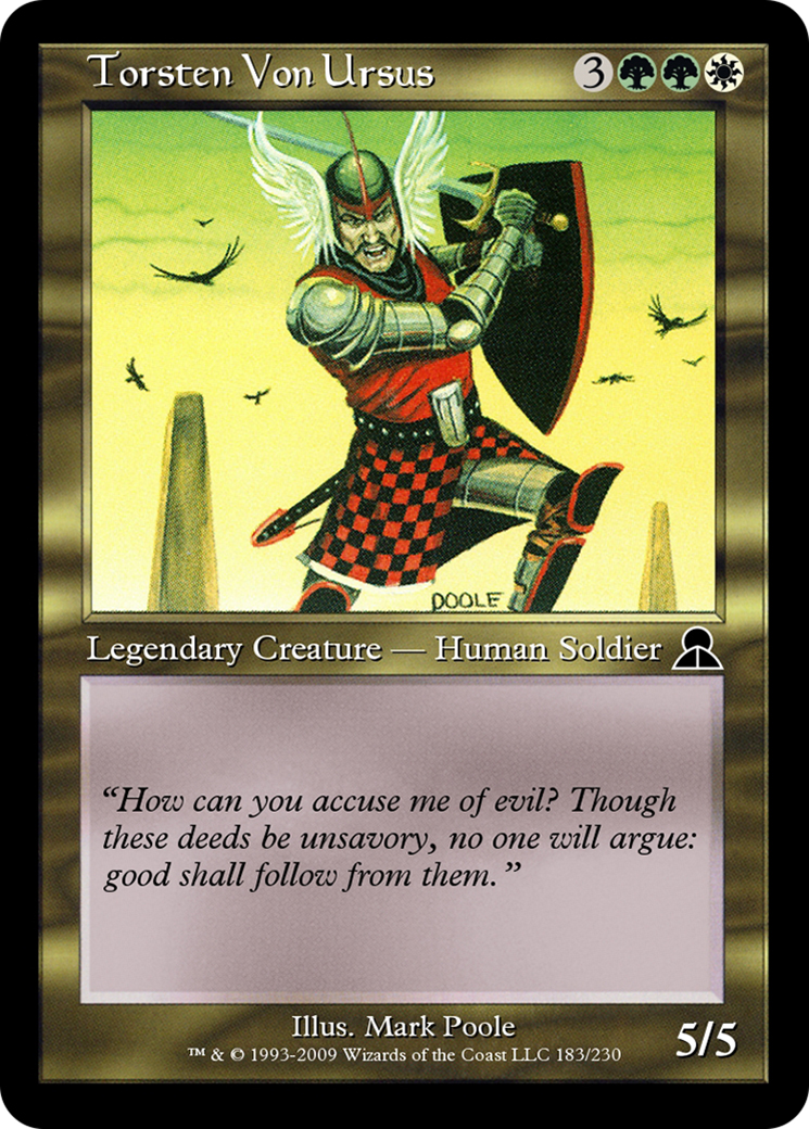 Torsten Von Ursus (ME3-183) - Masters Edition III Foil