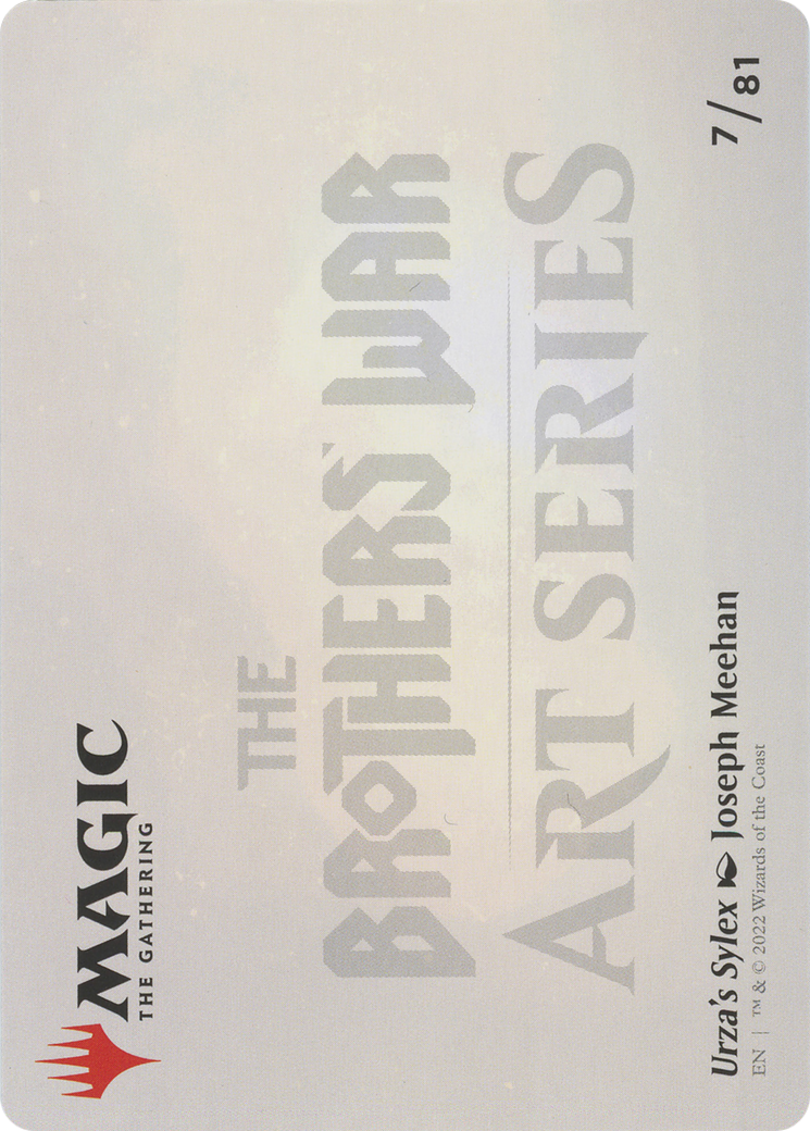 Urza's Sylex // Urza's Sylex (ABRO-007) - The Brothers' War Art Series (Borderless) Foil