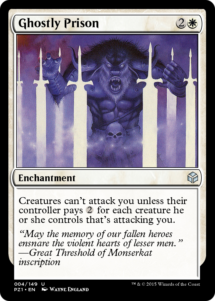 Ghostly Prison (PZ1-004) - Legendary Cube Prize Pack Foil