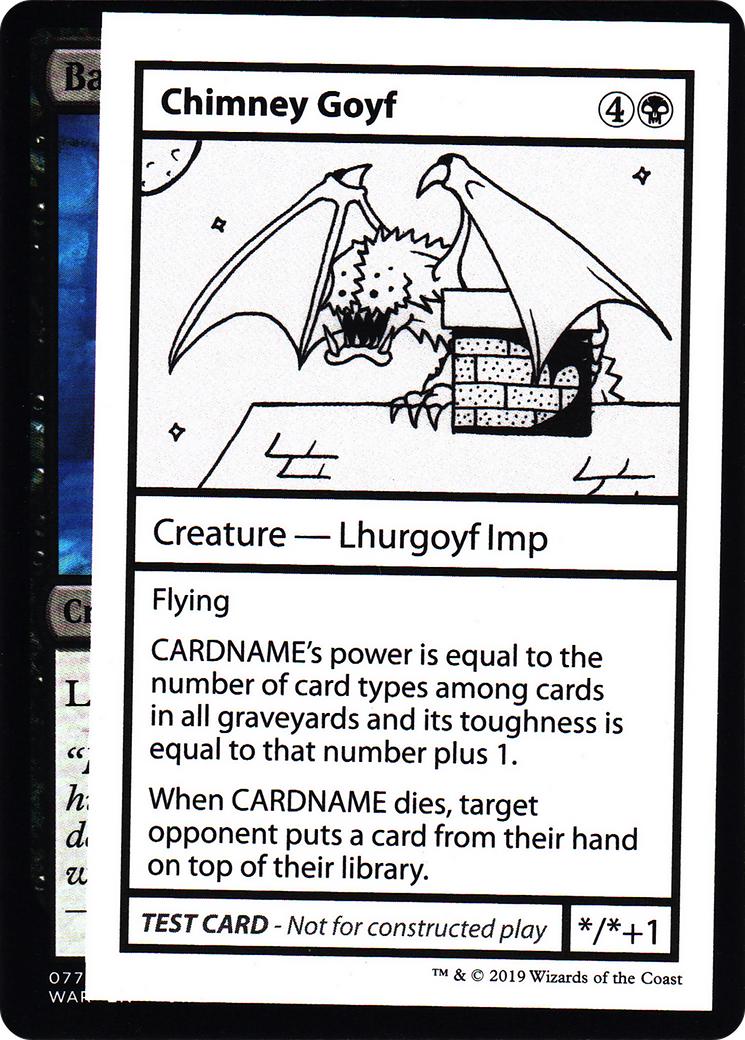 Chimney Goyf (No PW Symbol) (CMB1-038) - Mystery Booster Playtest Cards 2021