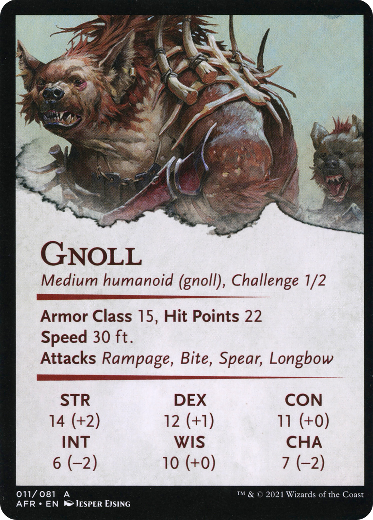 Gnoll Hunter // Gnoll Hunter (AAFR-011) - Adventures in the Forgotten Realms Art Series (Borderless)