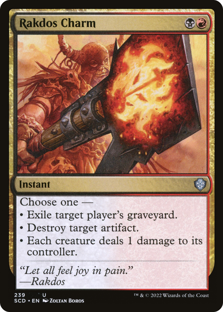 Rakdos Charm (SCD-239) - Starter Commander Decks