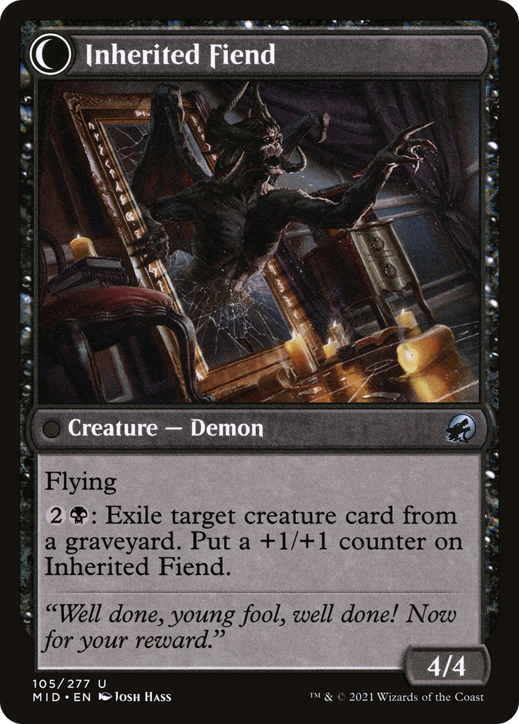 Heirloom Mirror (MID-105) - Innistrad: Midnight Hunt: (Double Faced Transform)