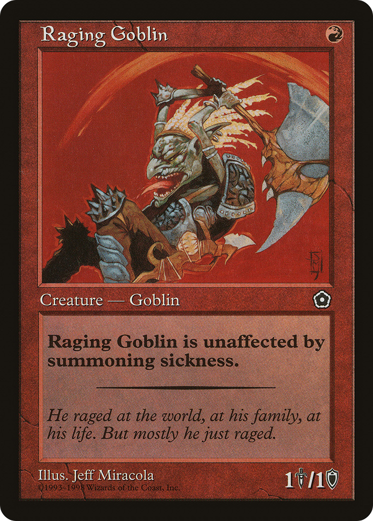 Raging Goblin (P02-) - Portal Second Age