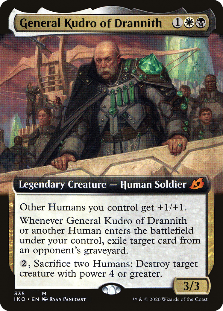 General Kudro of Drannith (Extended Art) (IKO-335) - Ikoria: Lair of Behemoths: (Extended Art) Foil