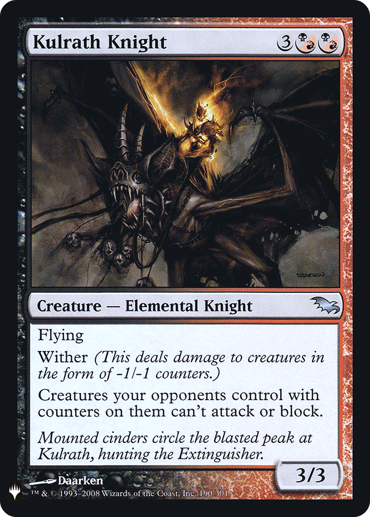 Kulrath Knight (LIST-190) - The List Foil
