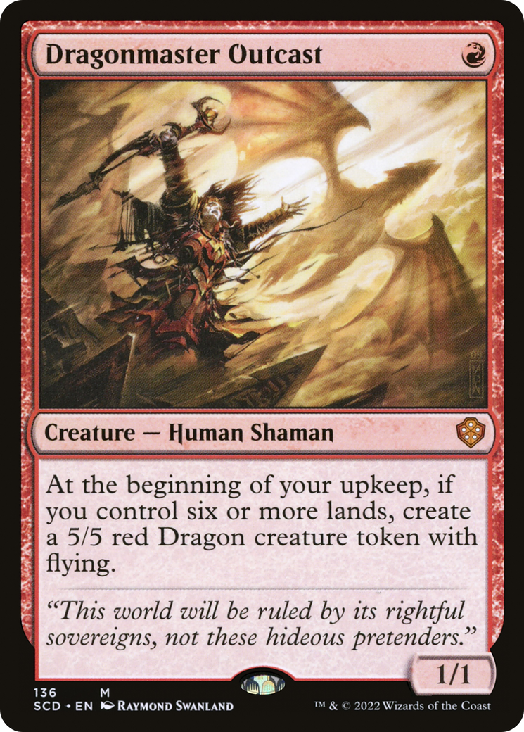 Dragonmaster Outcast (SCD-136) - Starter Commander Decks