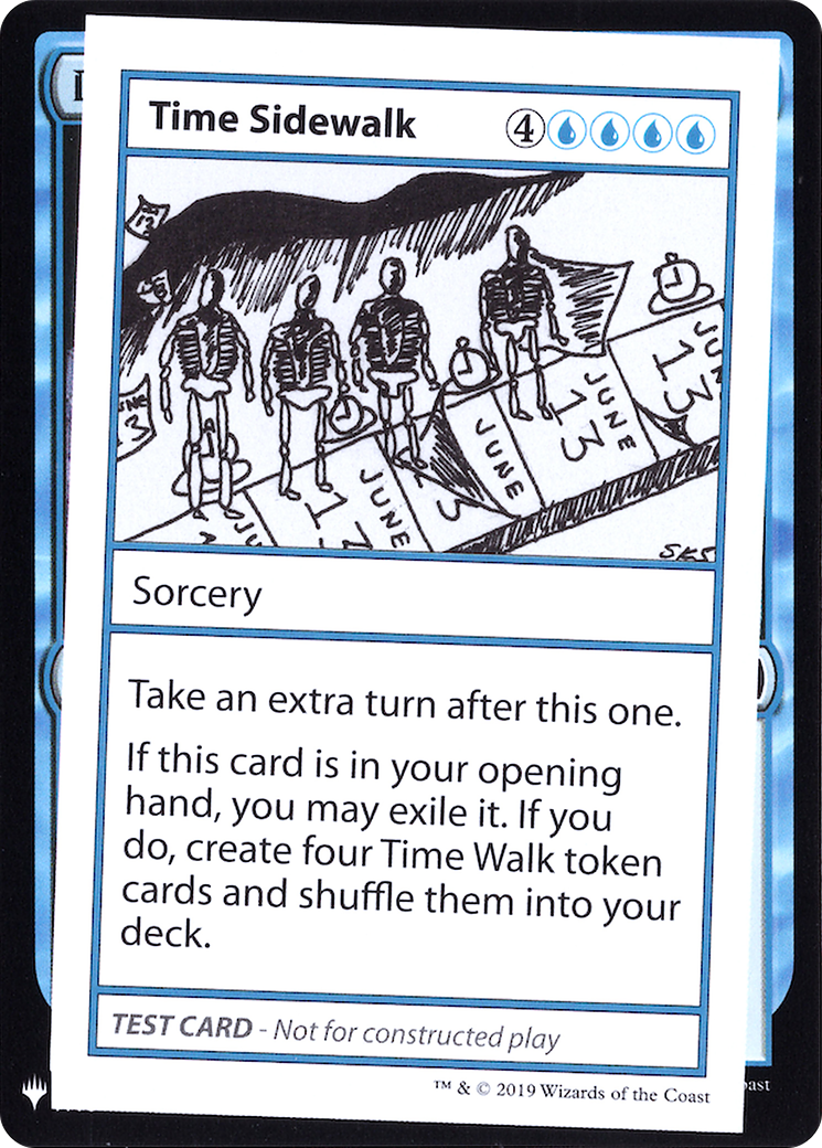 Time Sidewalk (CMB1-) - Mystery Booster Playtest Cards 2019