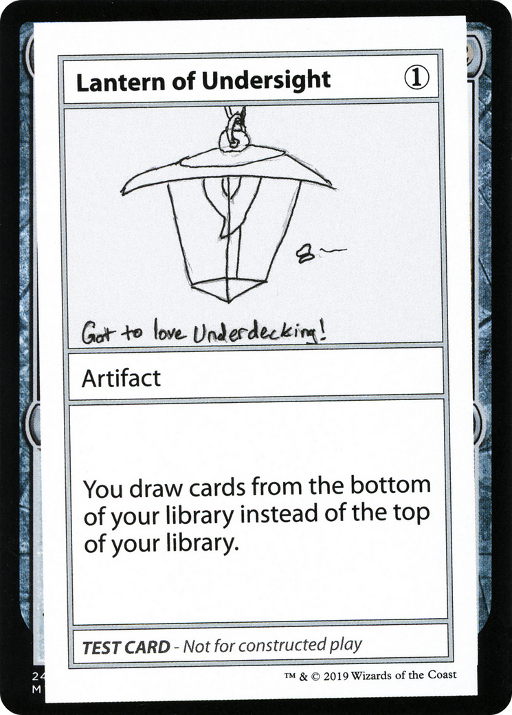 Lantern of Undersight (No PW Symbol) (CMB1-106) - Mystery Booster Playtest Cards 2021