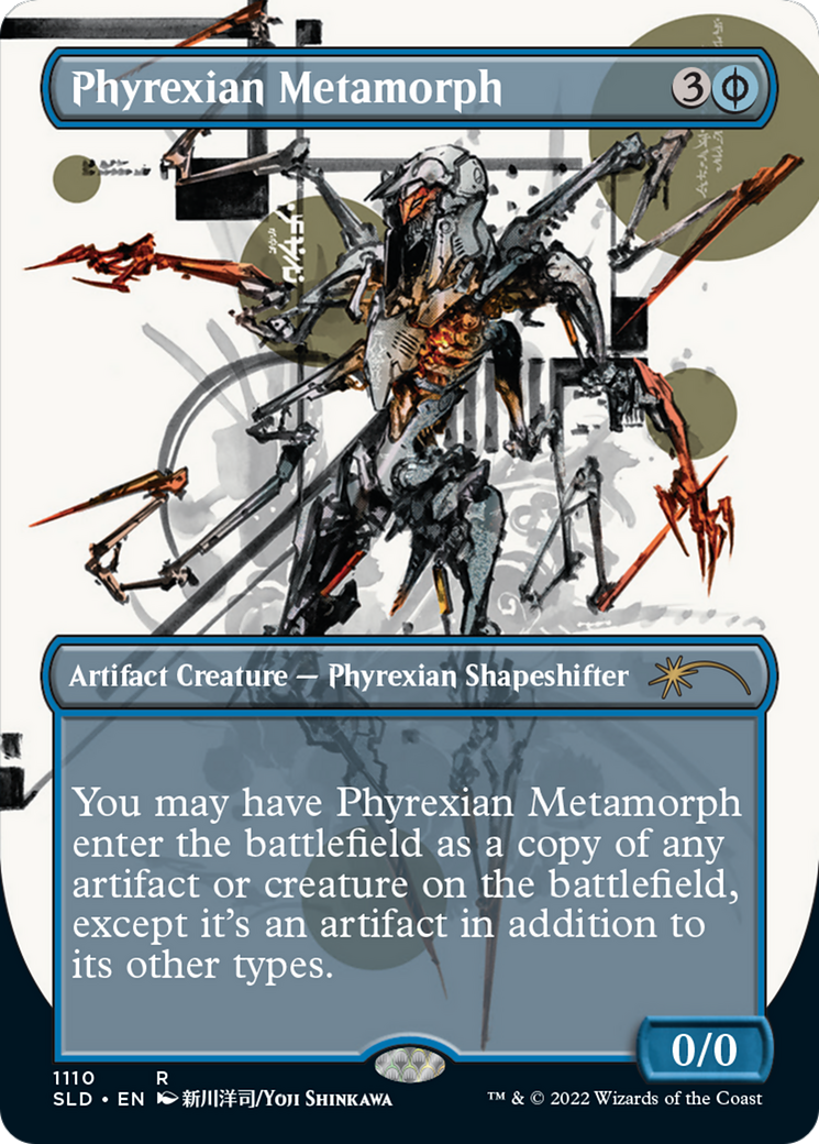 Phyrexian Metamorph (Borderless) (SLD-1110) - Secret Lair Drop (Borderless) Foil