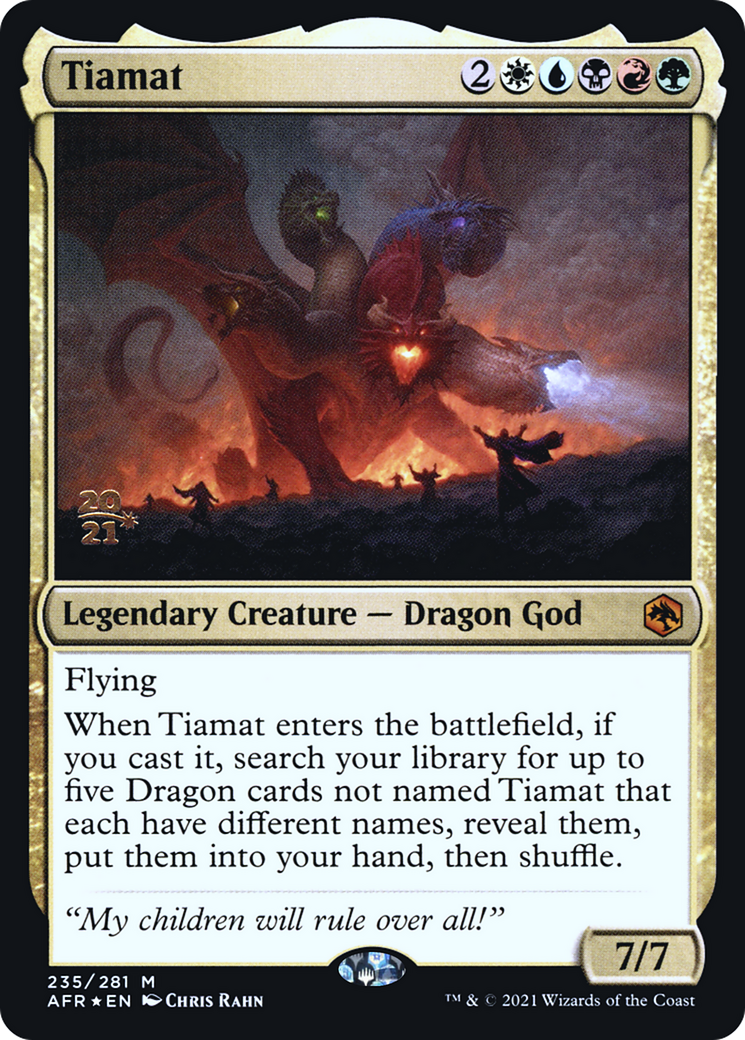 Tiamat (PRE-235) - Adventures in the Forgotten Realms Promos Foil