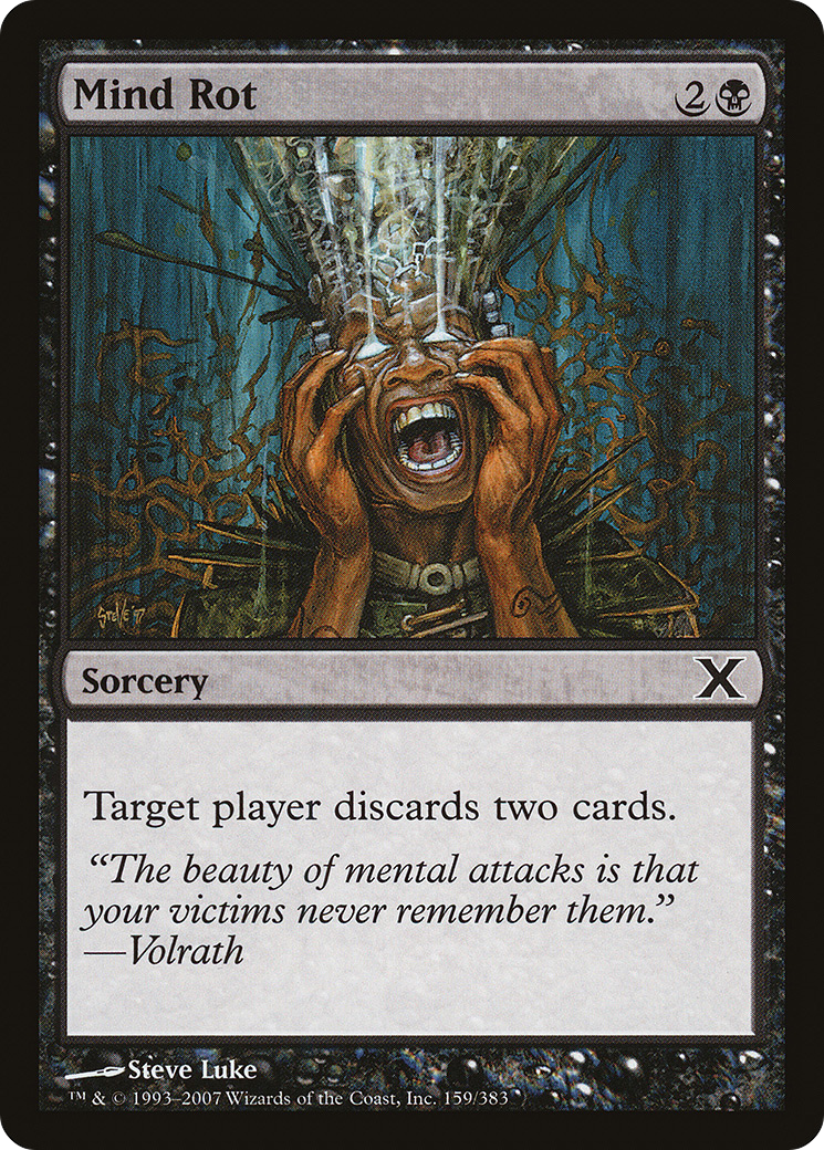 Mind Rot (10E-159) - Tenth Edition Foil