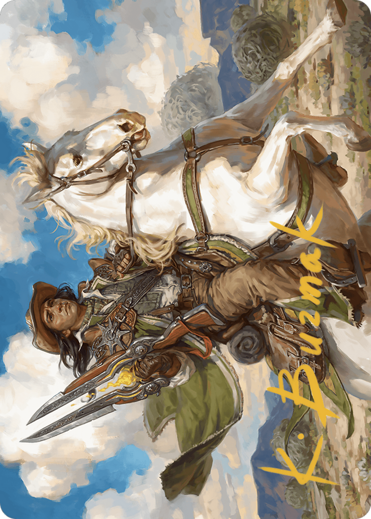 Wylie Duke, Atiin Hero // Wylie Duke, Atiin Hero (AOTJ-035) - Outlaws of Thunder Junction Art Series (Borderless)