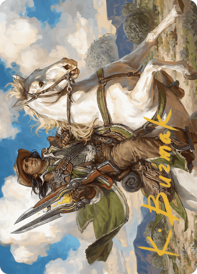 Wylie Duke, Atiin Hero // Wylie Duke, Atiin Hero (AOTJ-035) - Outlaws of Thunder Junction Art Series (Borderless)