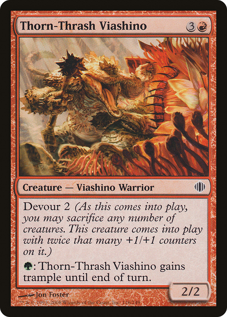 Thorn-Thrash Viashino (ALA-116) - Shards of Alara