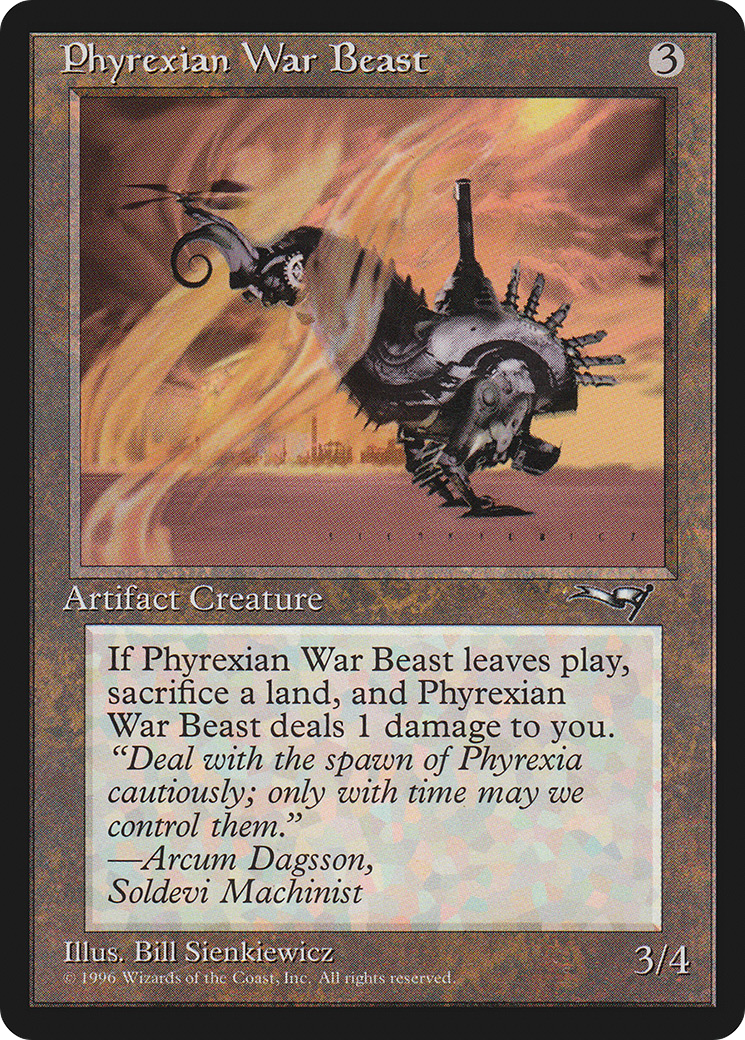 Phyrexian War Beast (ALL-170) - Alliances