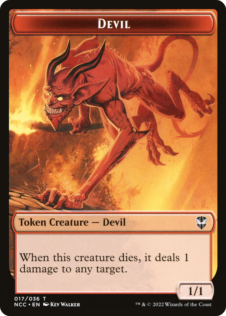 Devil (TNCC-017) - New Capenna Commander Tokens