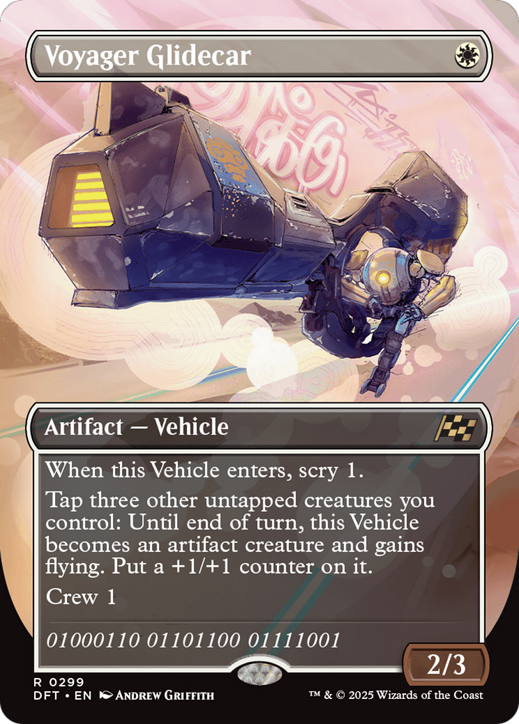 Voyager Glidecar (Borderless) (DFT-299) - Aetherdrift (Borderless)