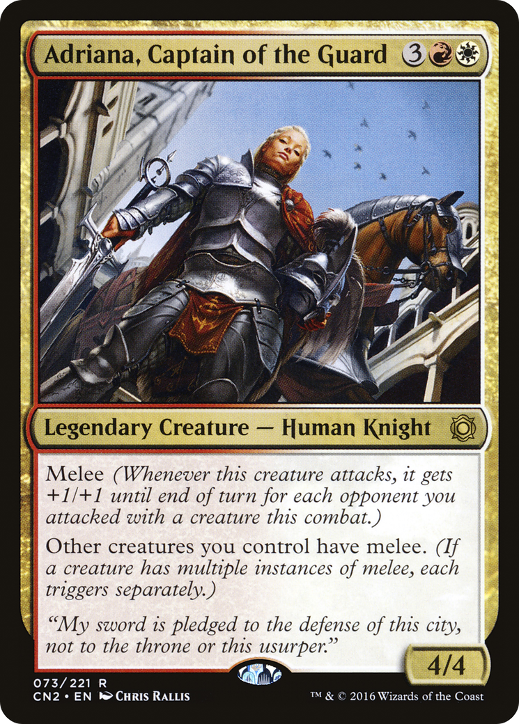 Adriana, Captain of the Guard (CN2-073) - Conspiracy: Take the Crown