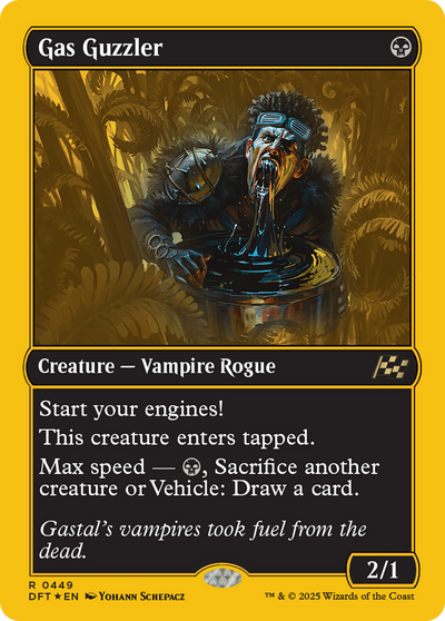 Gas Guzzler (First-Place Foil) (DFT-449) - Aetherdrift Foil