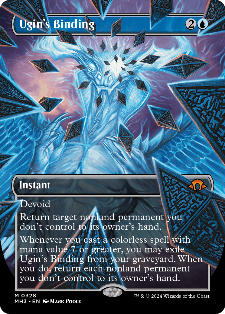 Ugin's Binding (Borderless) (MH3-328) - Modern Horizons 3 (Borderless)