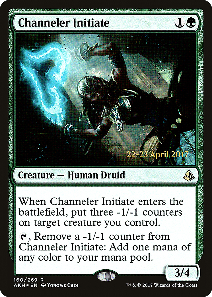 Channeler Initiate (PRE-160) - Amonkhet Promos Foil