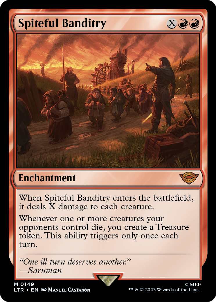 Spiteful Banditry (LTR-149) - The Lord of the Rings: Tales of Middle-earth Foil