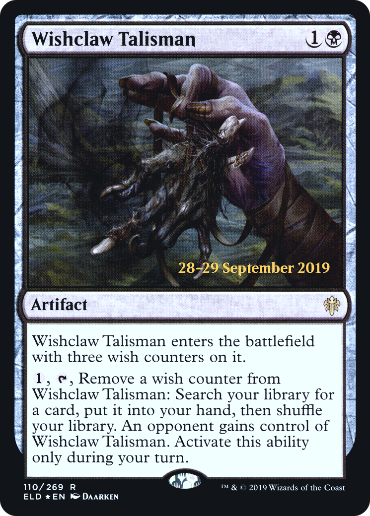 Wishclaw Talisman (PRE-110) - Throne of Eldraine Promos Foil