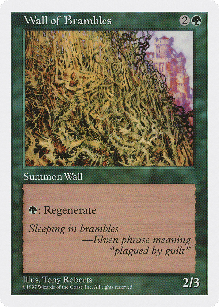Wall of Brambles (5ED-) - Fifth Edition