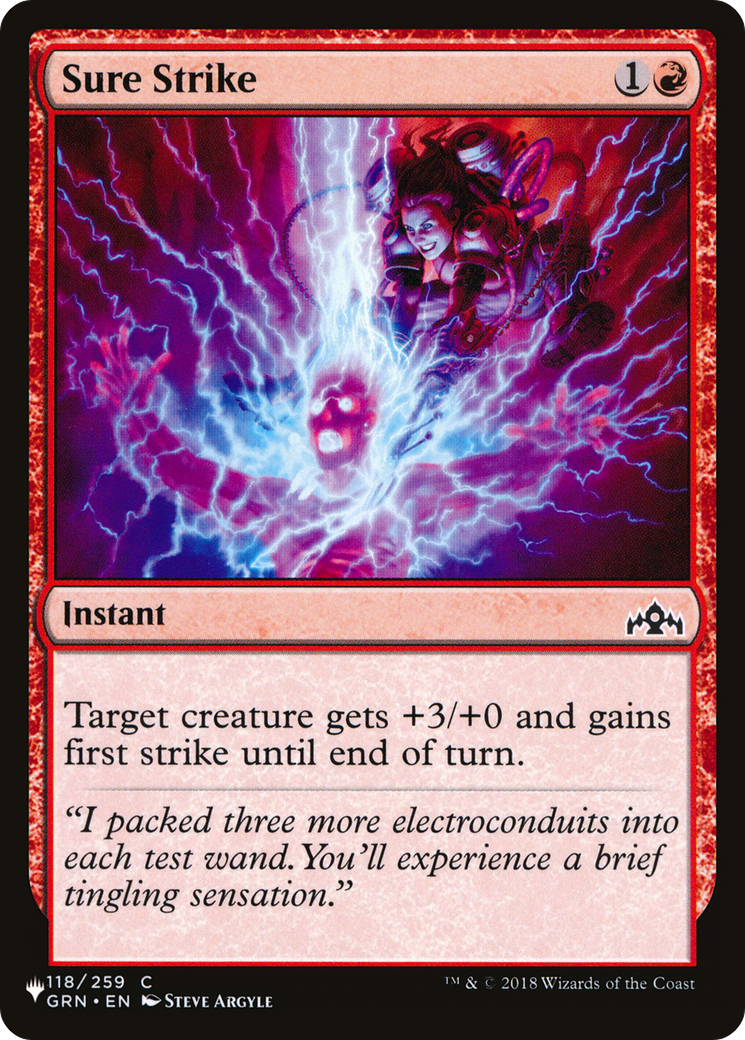 Sure Strike (LIST-118/259) - The List